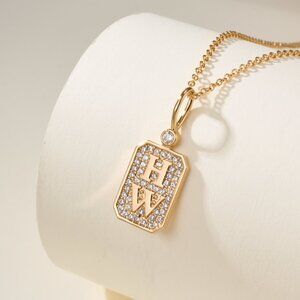 Harry Winston perfume bottle necklace, large size